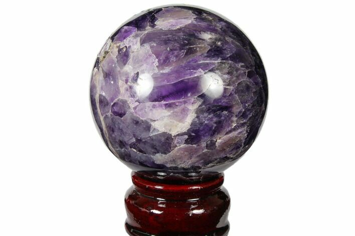 Polished Amethyst Sphere #124500